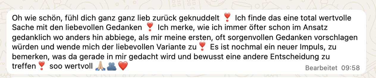 Liebevolle Variante