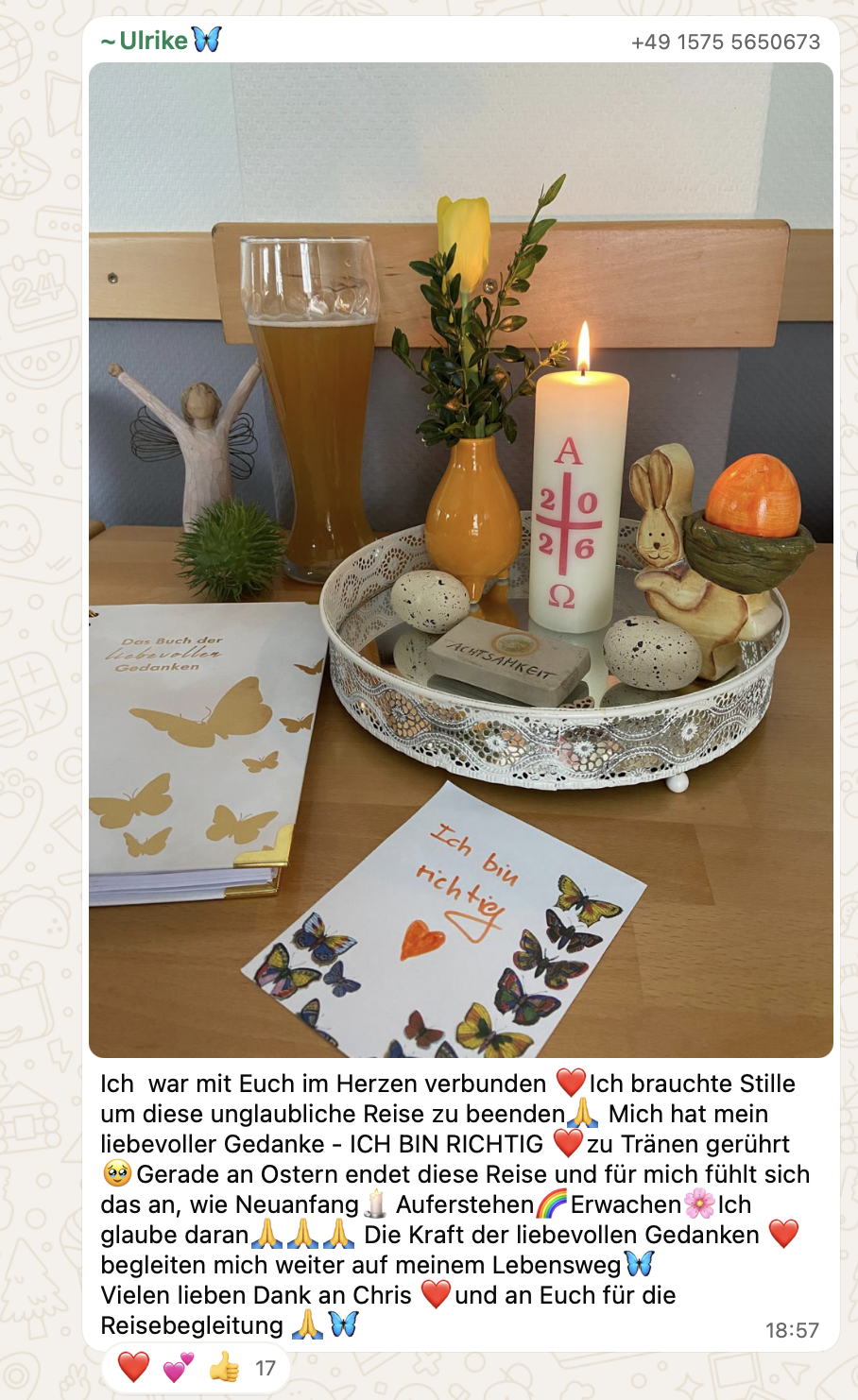 Ulrike, ich bin richtig